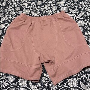 Free People High-Waist Mauve Pink Lounge Shorts